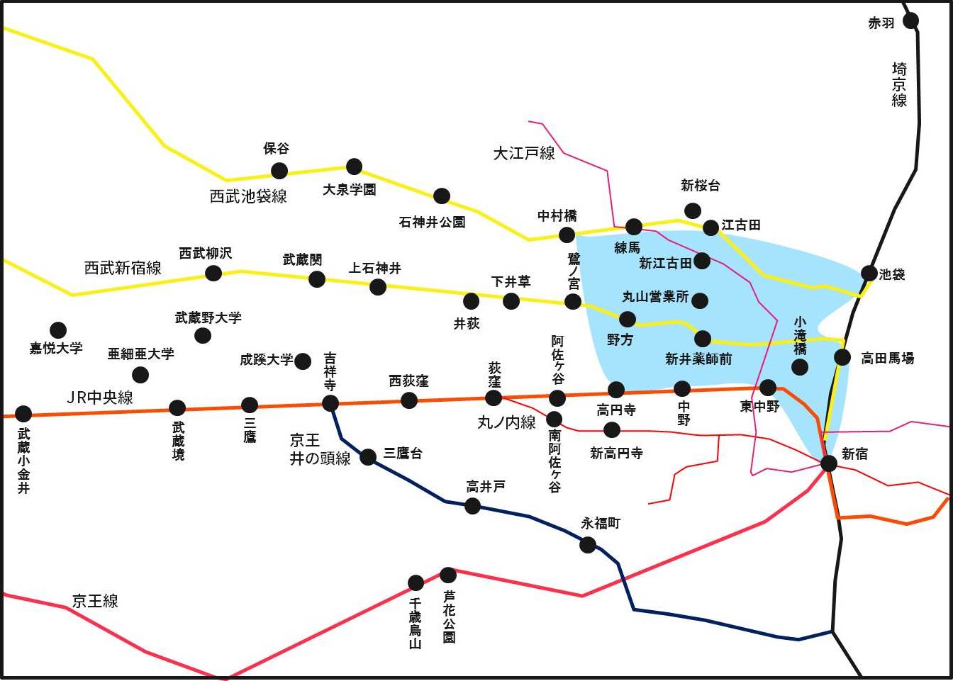 キョウエイアド 交通広告　関東バス　関東バス路線図